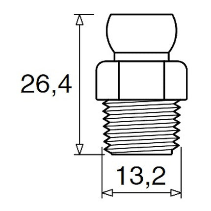 LOC-LINE ATTACCO 1/4" RACCORDI DA 1/4" NPT CONF.DA PZ4