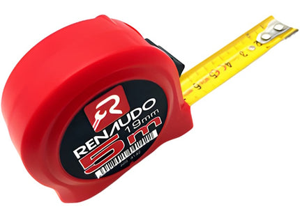 RENAUDO FLESSOMETRO IN ABS ANTIURTO MT 5 NASTRO DA MM19