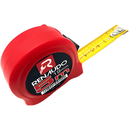 RENAUDO FLESSOMETRO IN ABS ANTIURTO MT 5 NASTRO DA MM19