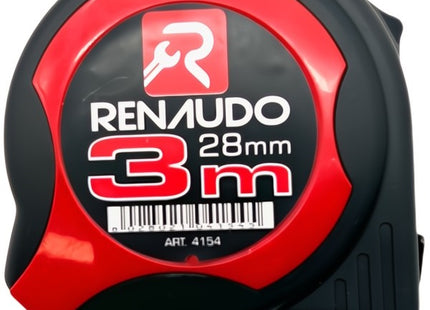 RENAUDO FLESSOMETRO A DOPPIA LETTURA MOD. DOUBLE MT 3 NASTRO MM28