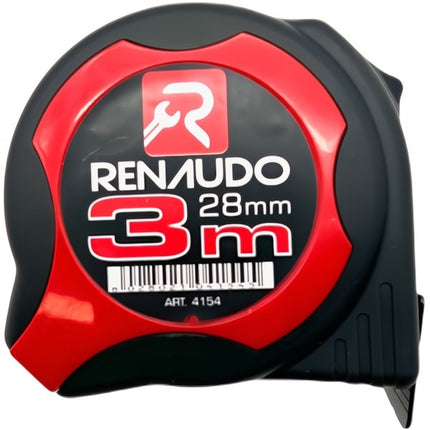 RENAUDO FLESSOMETRO A DOPPIA LETTURA MOD. DOUBLE MT 3 NASTRO MM28