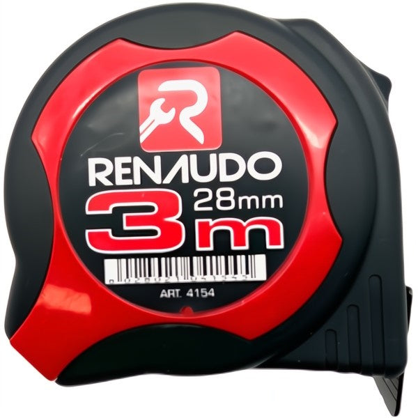 RENAUDO FLESSOMETRO A DOPPIA LETTURA MOD. DOUBLE MT 3 NASTRO MM28