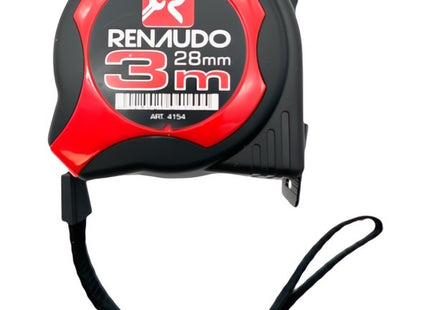 RENAUDO FLESSOMETRO A DOPPIA LETTURA MOD. DOUBLE MT 3 NASTRO MM28