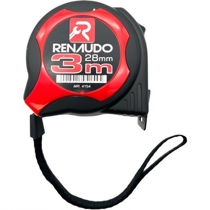 RENAUDO FLESSOMETRO A DOPPIA LETTURA MOD. DOUBLE MT 3 NASTRO MM28
