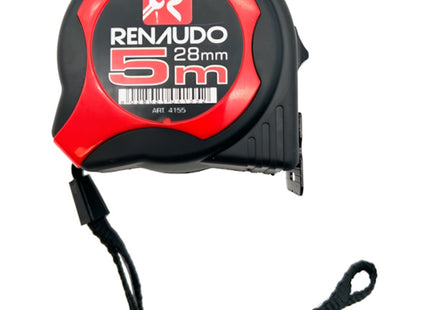 RENAUDO FLESSOMETRO A DOPPIA LETTURA MOD. DOUBLE MT 5 NASTRO MM28