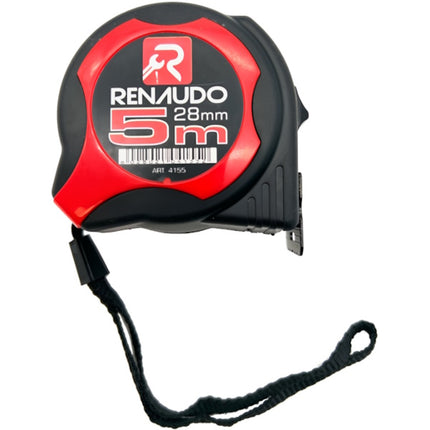 RENAUDO FLESSOMETRO A DOPPIA LETTURA MOD. DOUBLE MT 5 NASTRO MM28