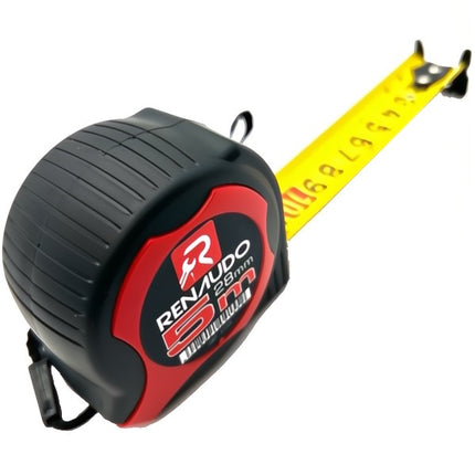 RENAUDO FLESSOMETRO A DOPPIA LETTURA MOD. DOUBLE MT 5 NASTRO MM28