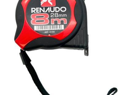 RENAUDO FLESSOMETRO A DOPPIA LETTURA MOD. DOUBLE MT 8 NASTRO MM28