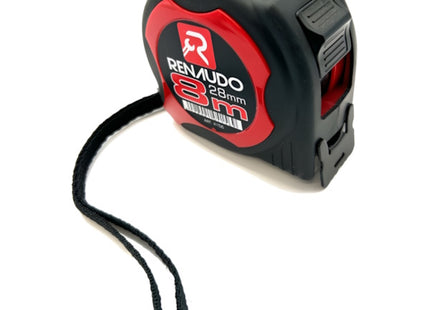 RENAUDO FLESSOMETRO A DOPPIA LETTURA MOD. DOUBLE MT 8 NASTRO MM28