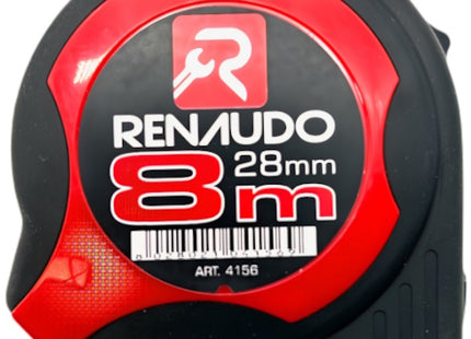 RENAUDO FLESSOMETRO A DOPPIA LETTURA MOD. DOUBLE MT 8 NASTRO MM28