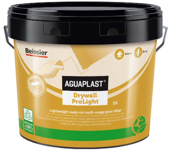 AGUAPLAST DRYWALL PROLIGHT STUCCO IN PASTA BIANCO LT 10