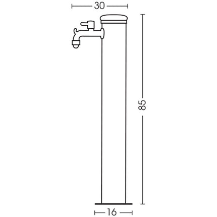 BEL-FER FONTANA IN ACCIAIO INOX