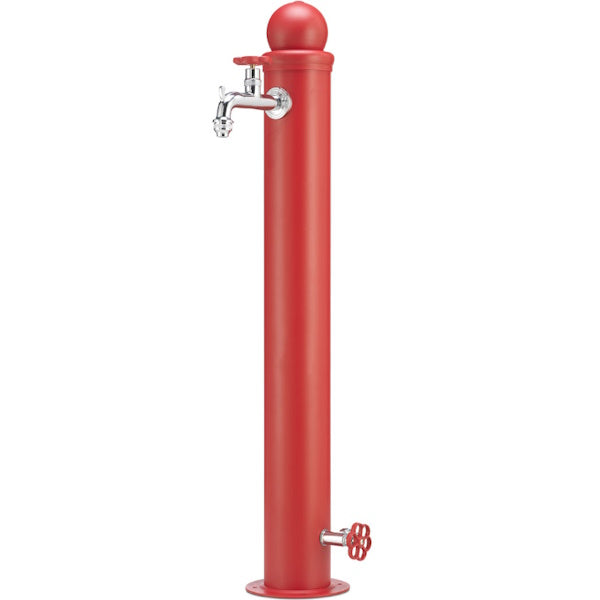 BEL-FER FONTANA STILE IDRANTE IN FERRO COLORE ROSSO