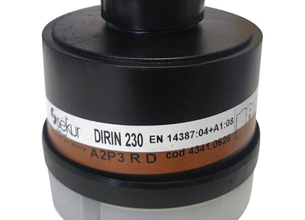 DPI FILTRO SERIE DIRIN 230 A2-P3 R D GAS VAPORI POLVERI FUMI NEBBIE
