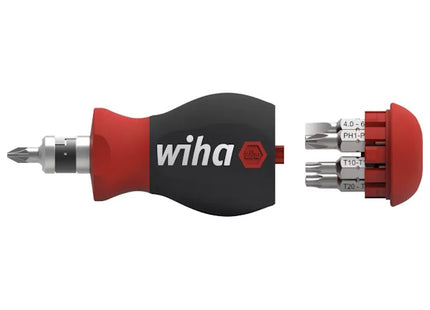 WIHA PORTAINSERTI BITS MAGNETICO STUBBY CON 7 INSERTI DOPPI DA 1/4"