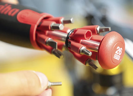 WIHA PORTAINSERTI BITS LIFTUP 26ONE COMPLETO DI 13 INSERTI DOPPI DA 1/4"