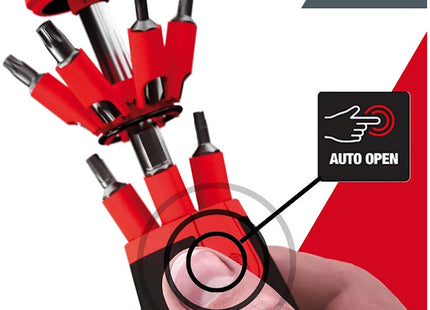 WIHA PORTAINSERTI BITS LIFTUP 26ONE COMPLETO DI 13 INSERTI DOPPI DA 1/4"