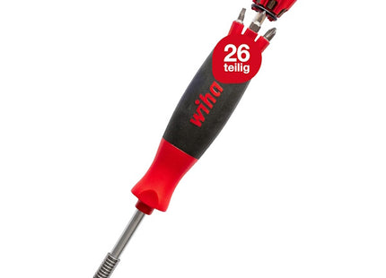 WIHA PORTAINSERTI BITS LIFTUP 26ONE COMPLETO DI 13 INSERTI DOPPI DA 1/4"