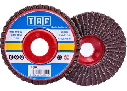 TAF DISCO LAMELLARE SERIE 43A AL CORINDONE PIANO D.MM110X22 GR 36
