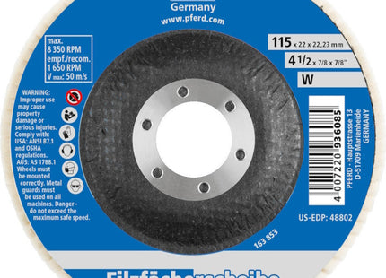 PFERD DISCO IN FELTRO LAMELLARE ART. FFS 115/22