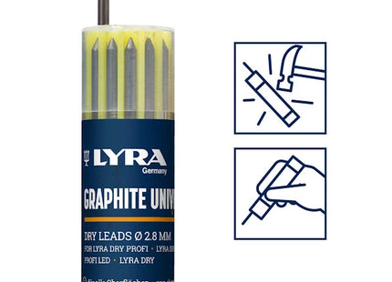 LYRA MINE RICAMBIO H GRAPHITE PER DRY PROFI ASTUCCIO DA PZ12