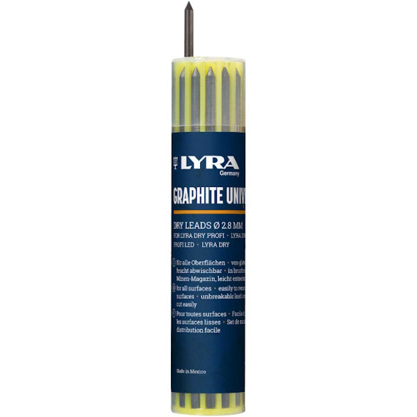 LYRA MINE RICAMBIO 2B GRAPHITE PER DRY PROFI ASTUCCIO DA PZ12