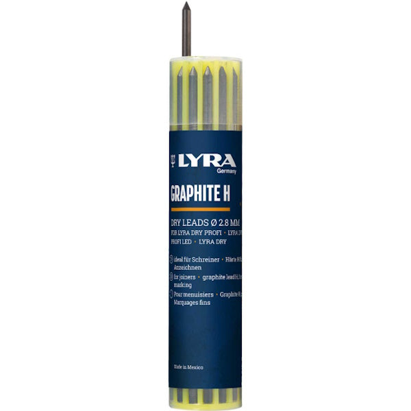 LYRA MINE RICAMBIO H GRAPHITE PER DRY PROFI ASTUCCIO DA PZ12
