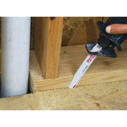 MILWAUKEE LAME PER SEGA DIRITTA PER LEGNO CON CHIODI MM 230X3,2 PZ5