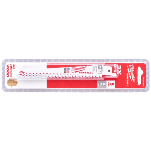 MILWAUKEE LAME PER SEGA DIRITTA PER LEGNO THIN KERF