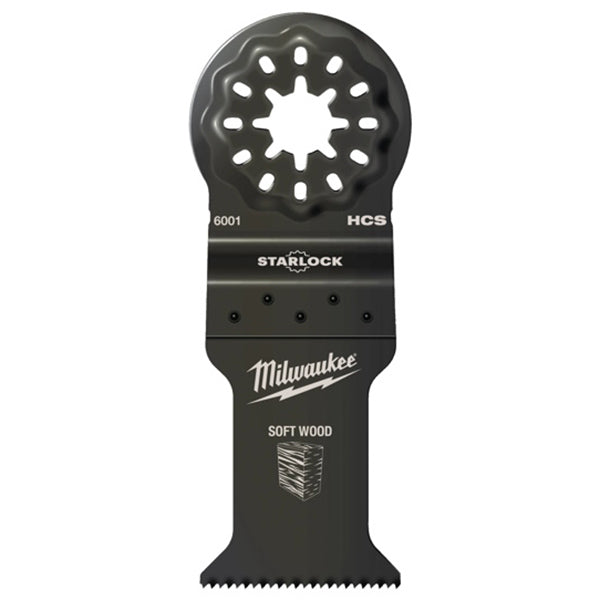MILWAUKEE LAMA PER MULTIFUNZIONE PER LEGNO TENERO/PLASTICHE MM35X42