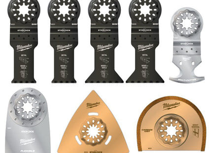 MILWAUKEE SET LAME DA PZ 8 PER UTENSILE MULTIFUNZIONE