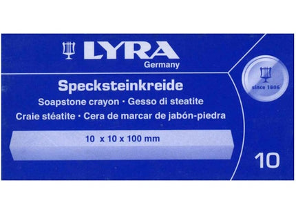 LYRA GESSO IN STEATITE 4900 BIANCO QUADRO MM10X10X100