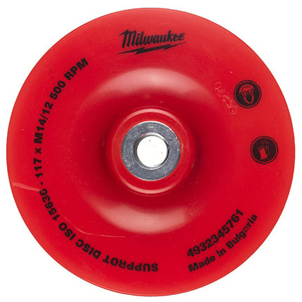 MILWAUKEE PLATORELLO IN PLASTICA FLESSIBILE CON FLANGIA M14