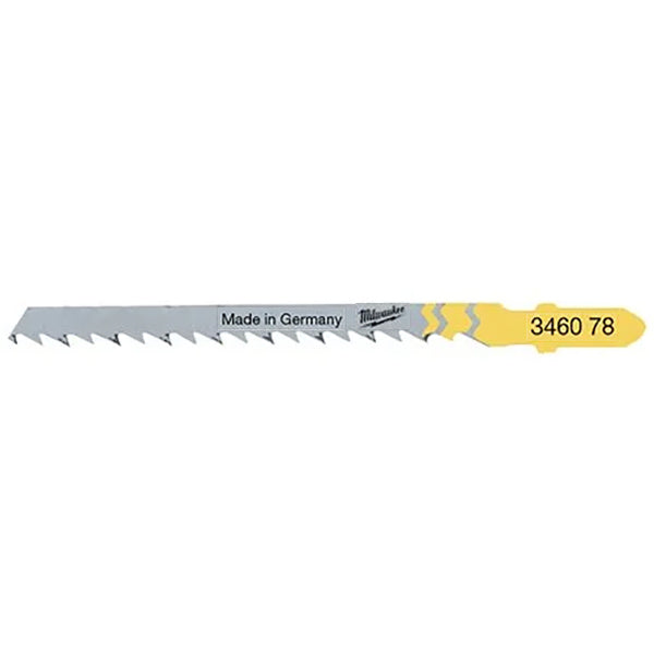 MILWAUKEE LAME SEGHETTO ALTERNATIVO PER TAGLI CURVI MM 75X4 T244D PZ5