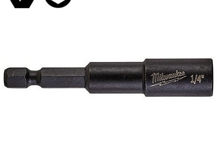 MILWAUKEE BUSSOLA MAGNETICA PORTAINSERTI BITS 1/4"M X 1/4F X 65 MM*