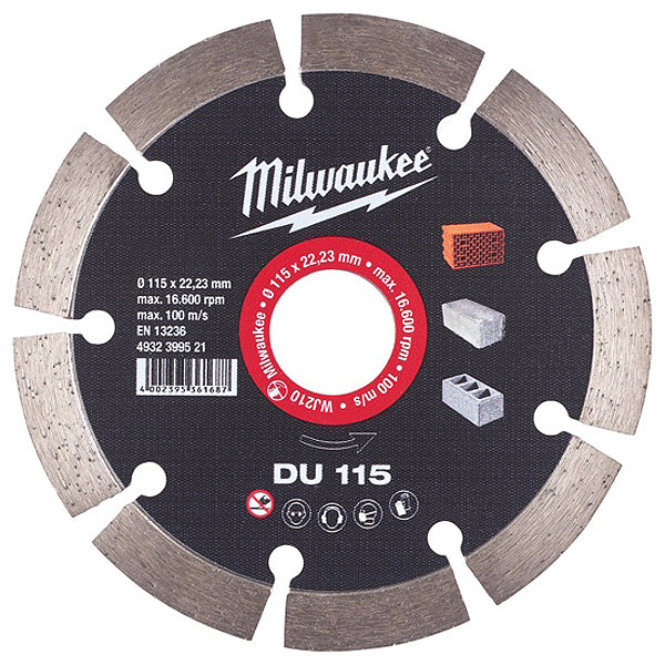 MILWAUKEE DISCO DIAMANTATO A SETTORI MOD. DU