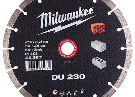 MILWAUKEE DISCO DIAMANTATO A SETTORI MOD. DU