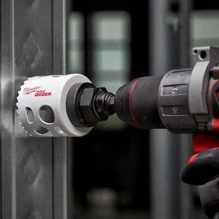 MILWAUKEE CASSETTA VUOTA PER SEGHE A TAZZA CON 5 ACCESSORI