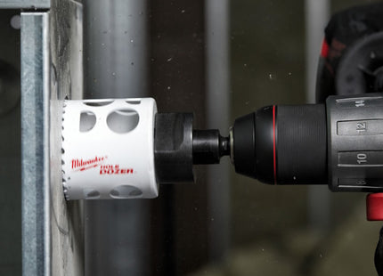 MILWAUKEE CASSETTA VUOTA PER SEGHE A TAZZA CON 5 ACCESSORI