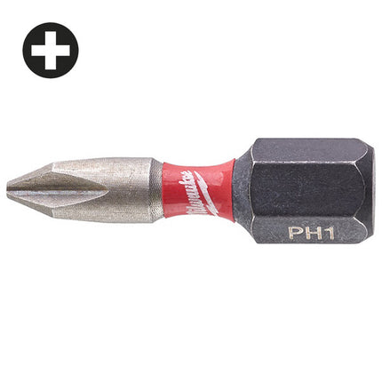 MILWAUKEE INSERTI BITS PER VITI A CROCE PHILLIPS PH DA MM25