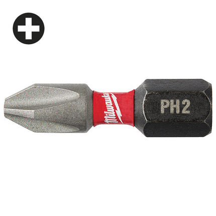 MILWAUKEE INSERTI BITS PER VITI A CROCE PHILLIPS PH DA MM25