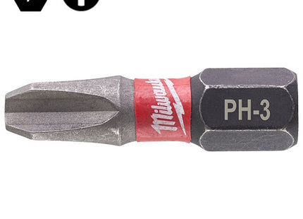 MILWAUKEE INSERTI BITS PER VITI A CROCE PHILLIPS PH DA MM25