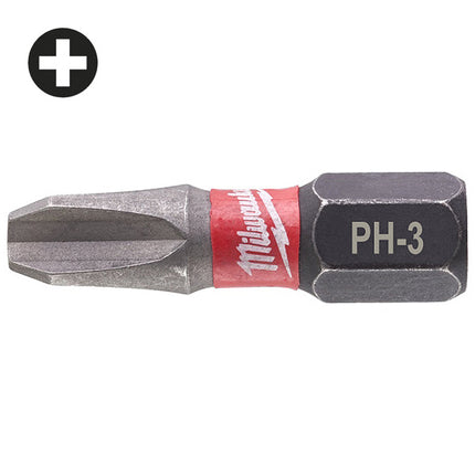 MILWAUKEE INSERTI BITS PER VITI A CROCE PHILLIPS PH DA MM25