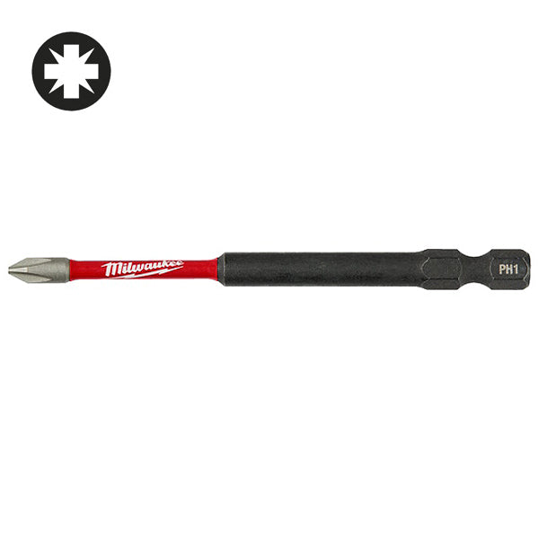 MILWAUKEE INSERTI BITS PER VITI A CROCE POZIDRIV IMPRONTA PZ DA MM90