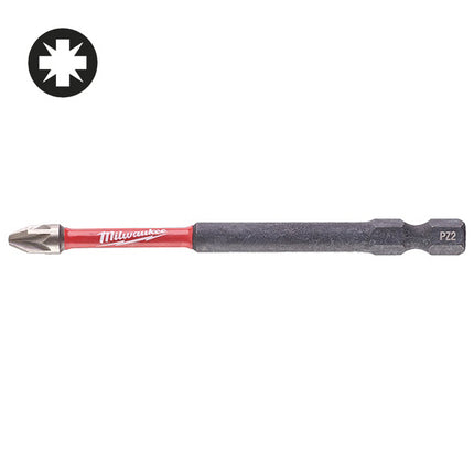 MILWAUKEE INSERTI BITS PER VITI A CROCE POZIDRIV IMPRONTA PZ DA MM90