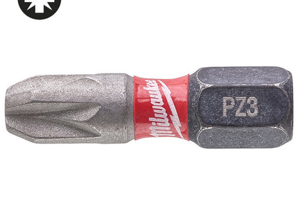 MILWAUKEE INSERTI BITS PER VITI A CROCE POZIDRIV IMPRONTA PZ DA MM25