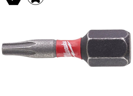 MILWAUKEE INSERTI BITS PER VITI TORX DA MM25 ATTACCO 1/4"