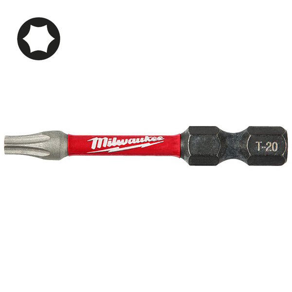 MILWAUKEE INSERTI BITS PER VITI TORX DA MM50 ATTACCO 1/4&quot;