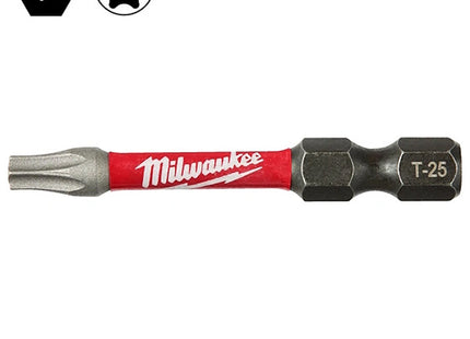MILWAUKEE INSERTI BITS PER VITI TORX DA MM50 ATTACCO 1/4"