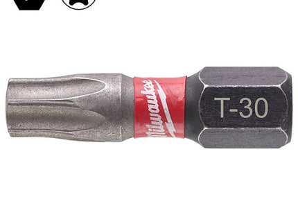 MILWAUKEE INSERTI BITS PER VITI TORX DA MM25 ATTACCO 1/4"